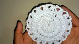 🌿🧶♥️Sousplat Coração de Crochê♥️ 🧶🌿#croche #crochet