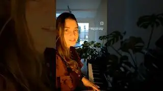 Piano Man- Billy Joel (#explore #new #singing #cover #music by jannekelouisa_music)