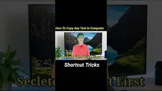 How To Copy Any Text In Computer #shorts