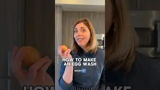 How to make an egg wash. #eggs #bakinghack