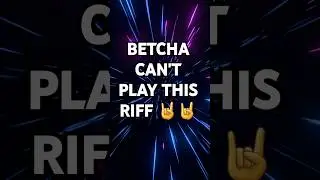 BETCHA CAN'T PLAY THIS RIFF #fastriff #thrashmetal #thrash #metal #heavymetal #drums #bass #song