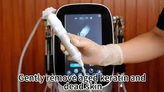 9 in 1 Hydra facial bubble machine operate video