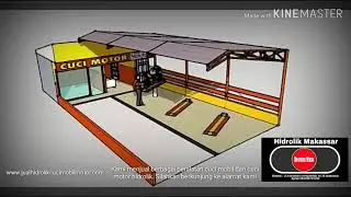 CUCI MOTOR HIDROLIK Design 3D