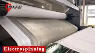 Nanofiber Electrospinning Machine For Producing High Performance Nanofiber Nonwovens Sheet