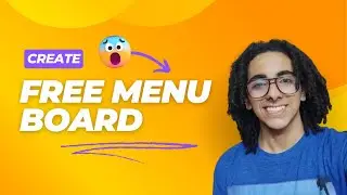 Create a Free Menu Board for Your Business with Any TV