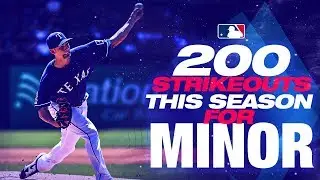 Rangers let ball bounce so Mike Minor can get 200th strikeout