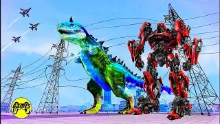Godzilla Robot Car Transformation Battle Robot: Car Robot Transform Game - Android Gameplay