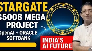 Ai 💥Stargate $500B Mega Project 🚀 | OpenAI + Oracle + SoftBank | ভারতের AI Future Explained