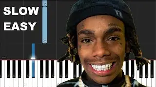 YNW Melly - 223's (SLOW EASY PIANO TUTORIAL)