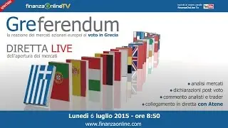 FinanzaonlineTV - Grexit referendum: la reazione dei mercati al voto della Grecia