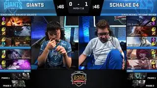 GIA Minitroupax (Tristana) vs S04 Upset (Xayah) Game 2 Highlights | EU LCS Promotion Tournament 2017