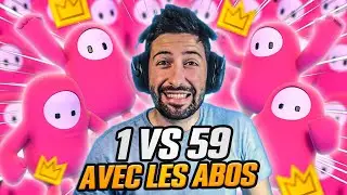 1 VS 59 | SEUL FACE A VOUS  sur Fall Guys