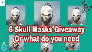 6 Skull Masks Giveaway or what do you need [Garena Free Fire].