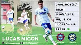 Lucas Migon | Lateral e Volante | Lindsey Wilson College