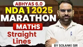 Top PYQs On Straight line For NDA - Abhyas 6.0 | Mathematics For NDA 1 2025 | Learn With Sumit