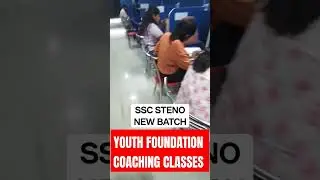 SSC STENO NEW BATCH START || YOUTH FOUNDATION COACHING CLASSES #steno #stenographer #stenography