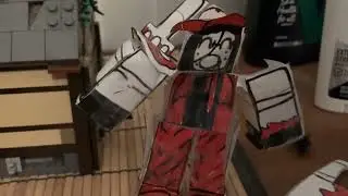 Paper vanity slasher with butcher&rsquo;s vain music(iPad drops)