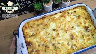 PITA OD MAKARONA - RECEPT ZA ZAPEČENE MAKARONE SA SIROM U RERNI - Bogato filom i preukusno!