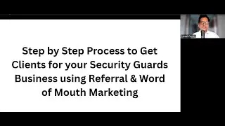 Get Client for Private Security Agency using Referral & Word of Mouth Marketing | Deepak Pandey