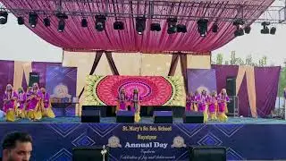 St  Mary's Sr  Sec  School Hayatpur, Annual Day 2025 26 Event 24 Luddi by 7th Girls