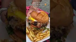 Chicho&rsquo;s Fusion is serving up juicy, crispy-edged smash burgers stacked with flavor. 🍔🔥