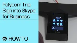 Polycom Trio: How to sign into Skype for Business | HP Support