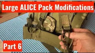 Large ALICE Pack Modifications Part 6, Modifying the shoulder straps