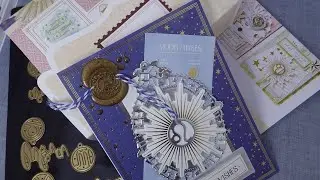 Anna Griffin Celestial Card Toppers Kit & Celestial Symbols Horoscope Dies Review Tutorial!