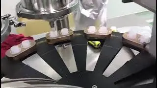 filling plastic powder cap