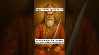 Maharaja Agrasen: The founder of agroha city and agarwal community #shorts #maharajaagrasen #history