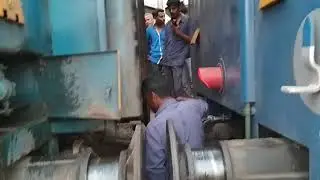 Indian Railway Two Coaches Joining