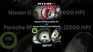 Nissan GTR Nismo vs Porsche 9ff GT2 Turbo #streetracing #jdmcars #jdm #germancars #autobahn #racing