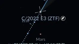 Mars And Comet Conjunction Live