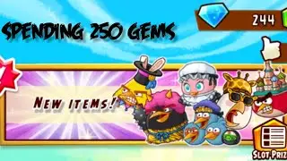 Spending 250 Gems on Slots in Angry birds fight Reboot