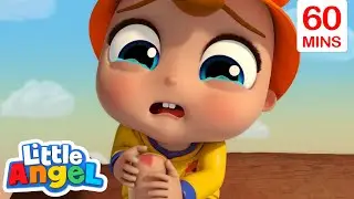 Tears Tears Go Away (It's OK To Cry) - Little Angel | Kids Cartoons & Nursery Rhymes | Moonbug Kids