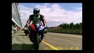 Brno Circuit - Yamaha R6 onboard - Rearview