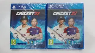 CRICKET 22 PS4 Unboxing & Gameplay