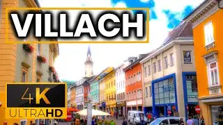 VILLACH 🇦🇹 | Walking Tour - 4K60fps
