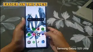 How to Use Color Inversion for Easier Viewing (Samsung Galaxy S25 Ultra)