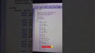 number division in assembly language 