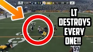 LANDAINIAN TOMLINSON DESTROYS NEW ENGLAND PATRIOTS FOR 80 YARD TOUCHDOWN! // Madden 18 Highlights