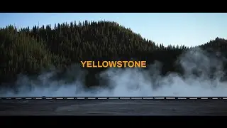 Yellowstone National Park in Rainy weather