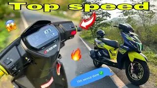 Shocking result🔥 ntorq xt after 11th service 😱top speed | TVS NTORQ XT