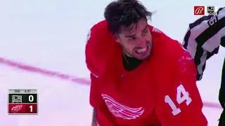 Sean Durzi and Robby Fabbri trade punches.