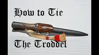 How to Tie the Bayonet Knot (Troddel) WWI German Reenactor Tutorial
