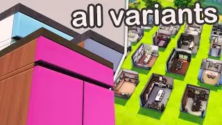 EVERY BlandCo counter VARIANT - Complete base game kitchens collection in The Sims 4!