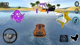 Floating Water Car Driving - Floating Beach Drive Simulator - Android GamePlay #26