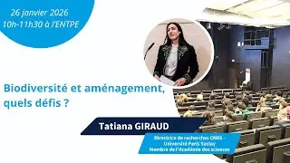 Biodiversité et aménagement, quels défis ? - 26 janvier 2026