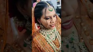 Muslim bride ✨💄&hearts;️#bridalhairtutorial #weddingbeauty #bridalhairstyle #bridalhairstyling