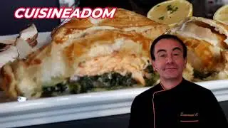 feuilleté saumon épinards 2026